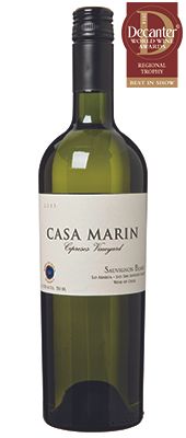 Casa Marin Cipreses Vineyard Sauvignon Blanc Chile 2013