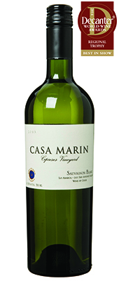 Casa Marin Cipreses Vineyard Sauvignon Blanc Chile 2013