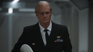 Joel Kinnaman wearing old age makeup to play Ed circa the 2010s in For All Mankind Season 5