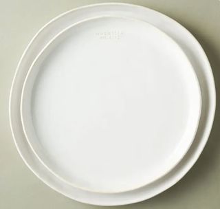 White, china plate