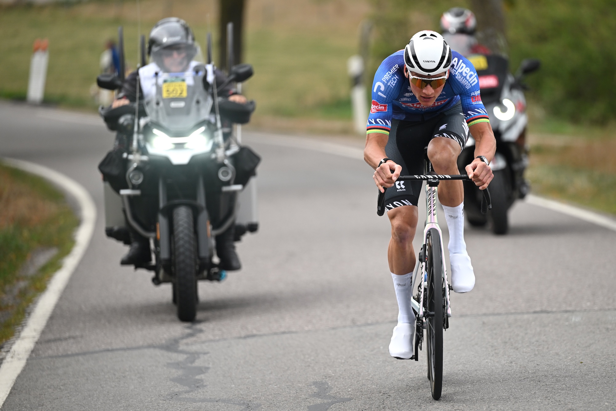 Tour de Luxembourg: Extraordinary scenes as Mathieu van der Poel wins final stage with jaw-dropping solo from start to finish