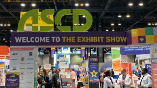 Entrance to ASCD exhibit hall