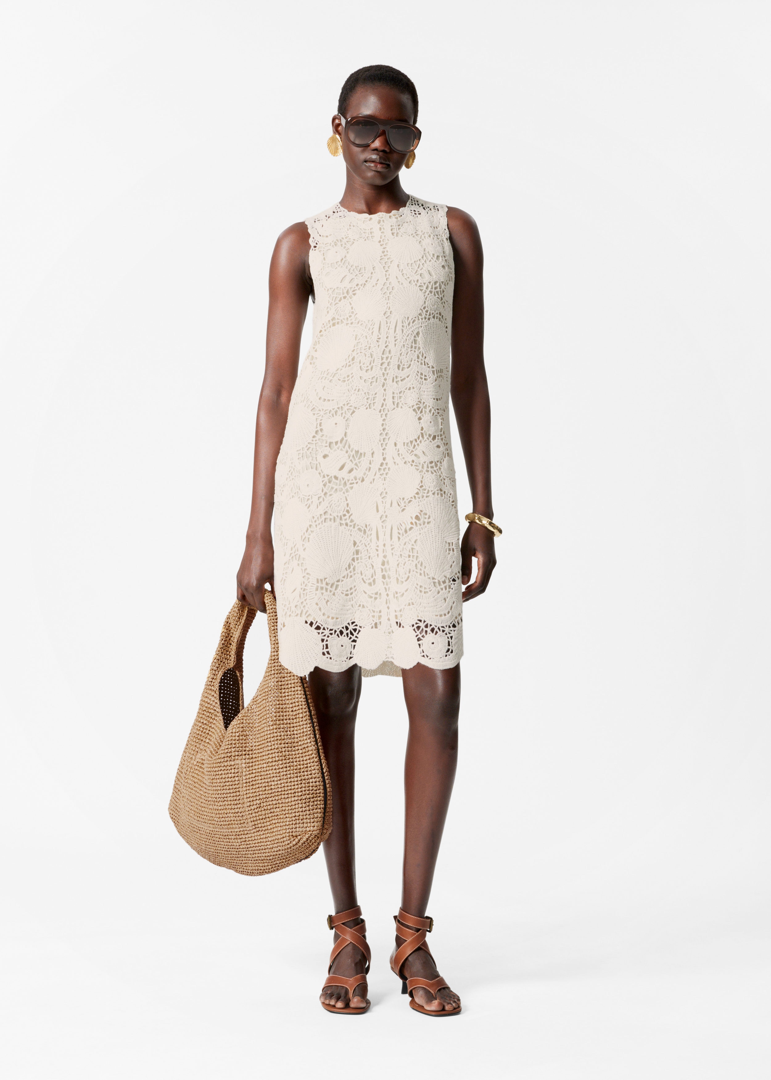 Crochet Mini Dress