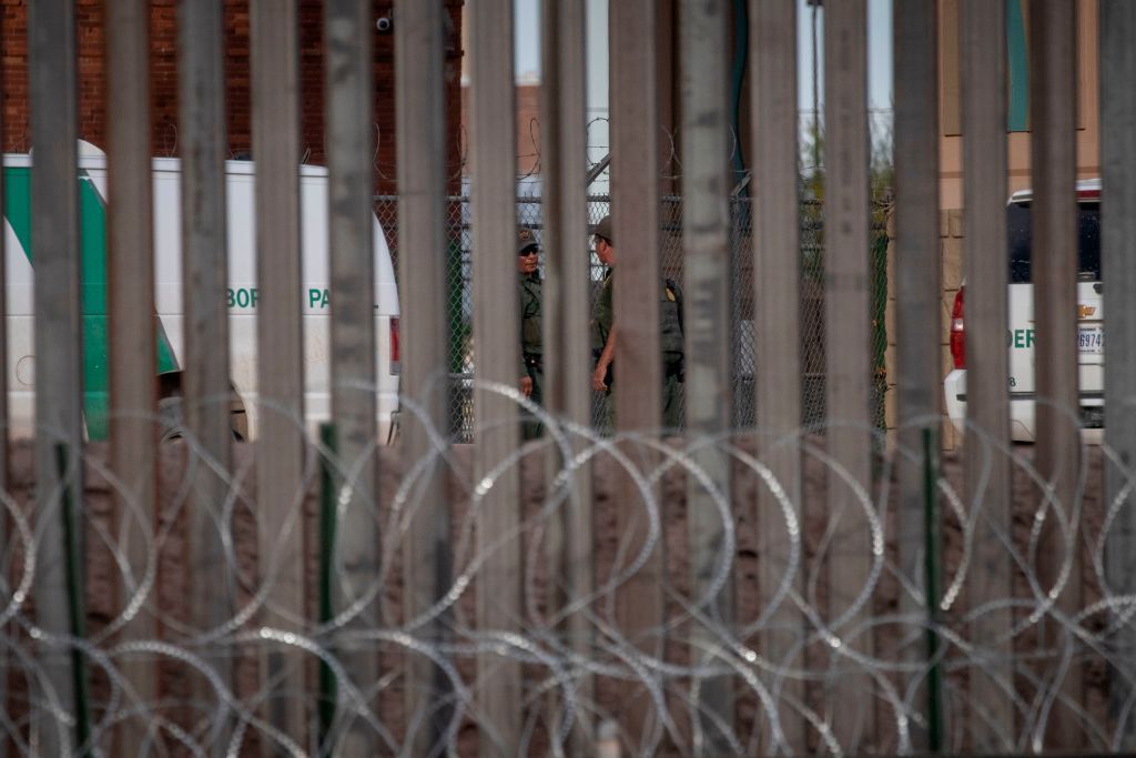 Border wall in El Paso