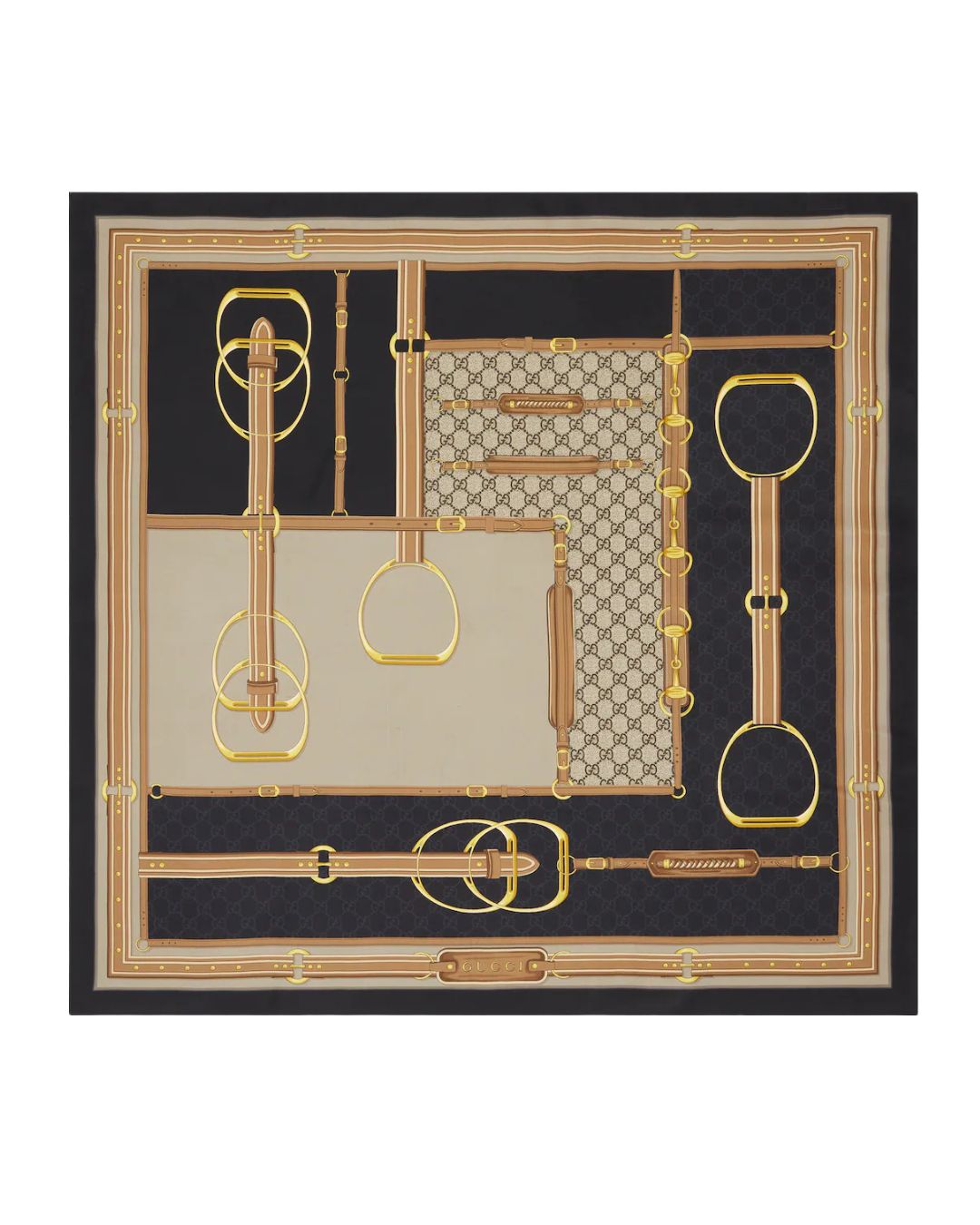 Gucci, Printed Silk Carré