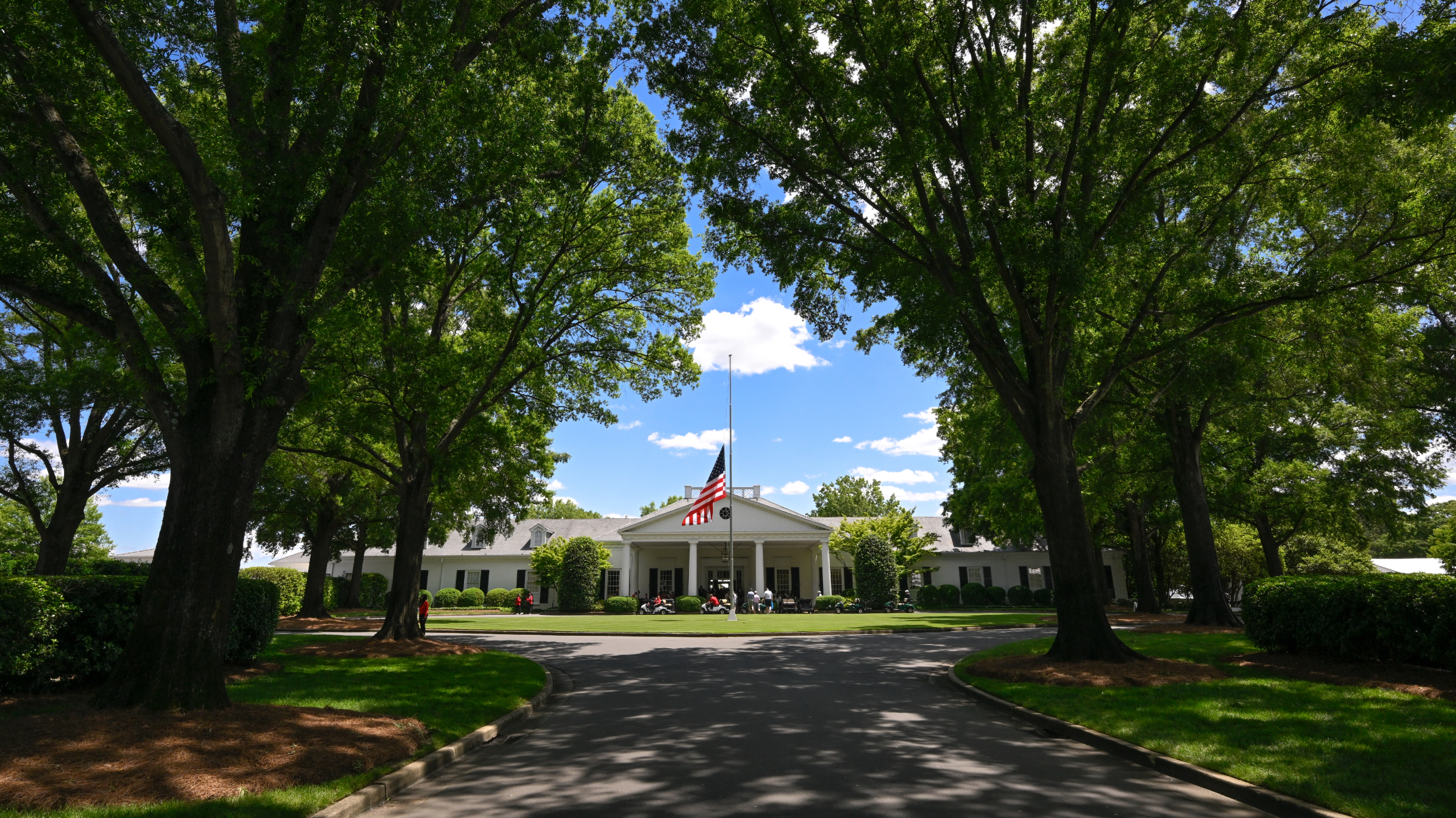 A view of the Quail Hollow clubhouse 