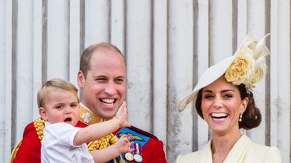 Prince William, Kate Middleton, Prince Louis, Prince George, and Princess Charlotte