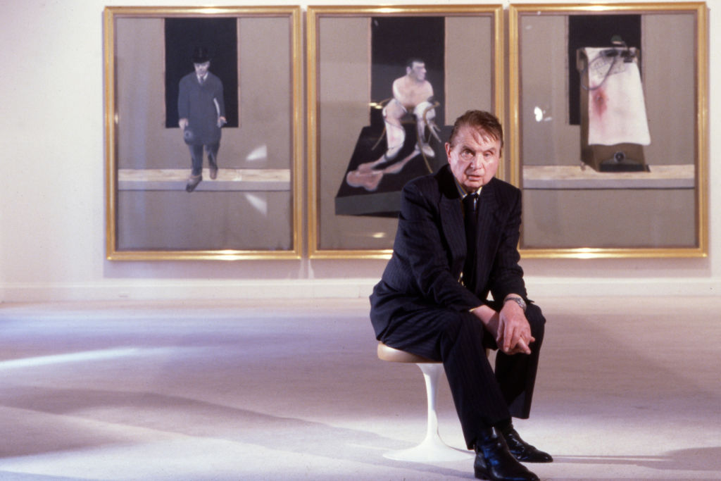 Portrait of artist Francis Bacon 
