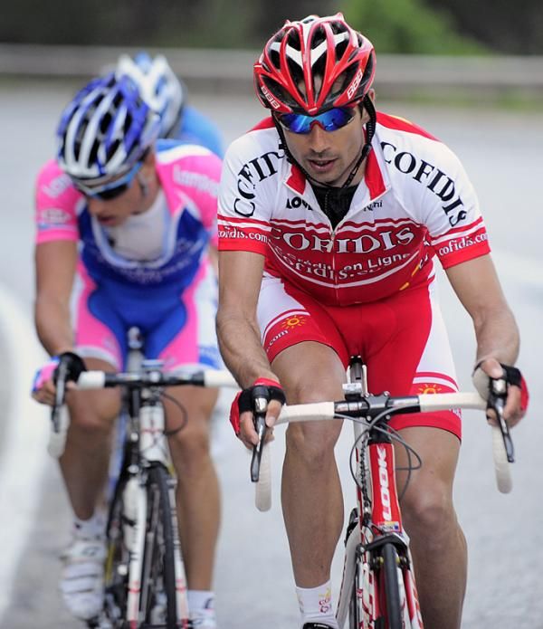 David Moncouti&eacute; (Cofidis), leading Simon Spilak (Lampre), played a major role in the success of the breakaway.