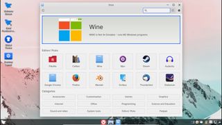 screenshot of the Feren OS Store