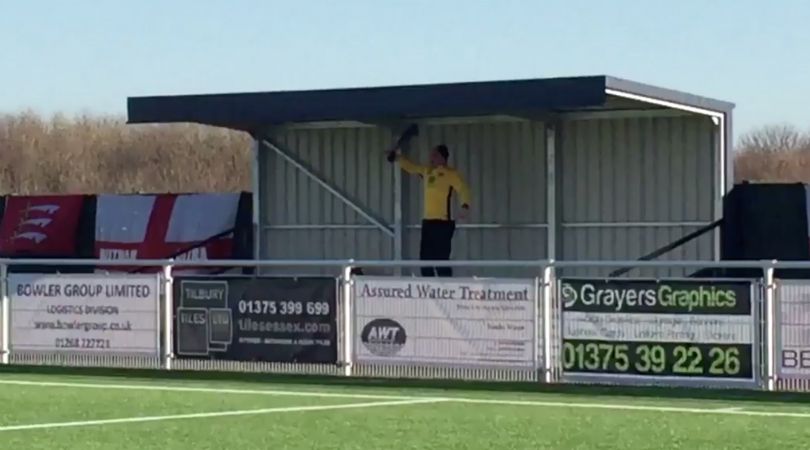 One Witham fan attends their match at Grays Athletic, sings for the ...