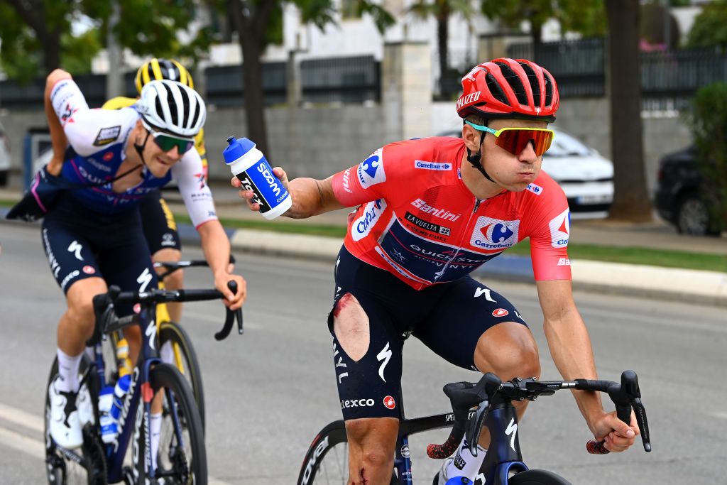 ESTEPONA SPAIN SEPTEMBER 01 during the 77th Tour of Spain 2022 Stage 12 a 1927km stage from Salobrea Peas Blancas Estepona 1260m LaVuelta22 WorldTour on September 01 2022 in Estepona Spain Photo by Tim de WaeleGetty Images