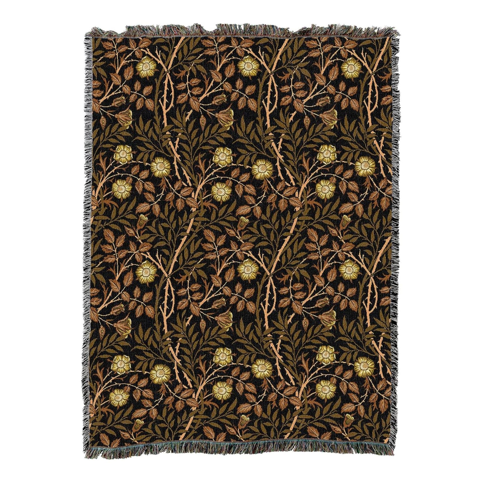 Pure Country Weavers William Morris Sweetbriar Bronze Blanket
