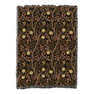 Pure Country Weavers William Morris Sweetbriar Bronze Blanket 