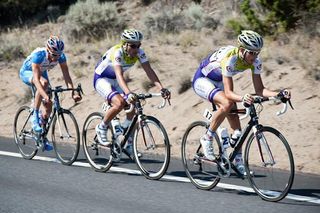 Team Type 1 riders in action at the Cascade Cycling Classic.