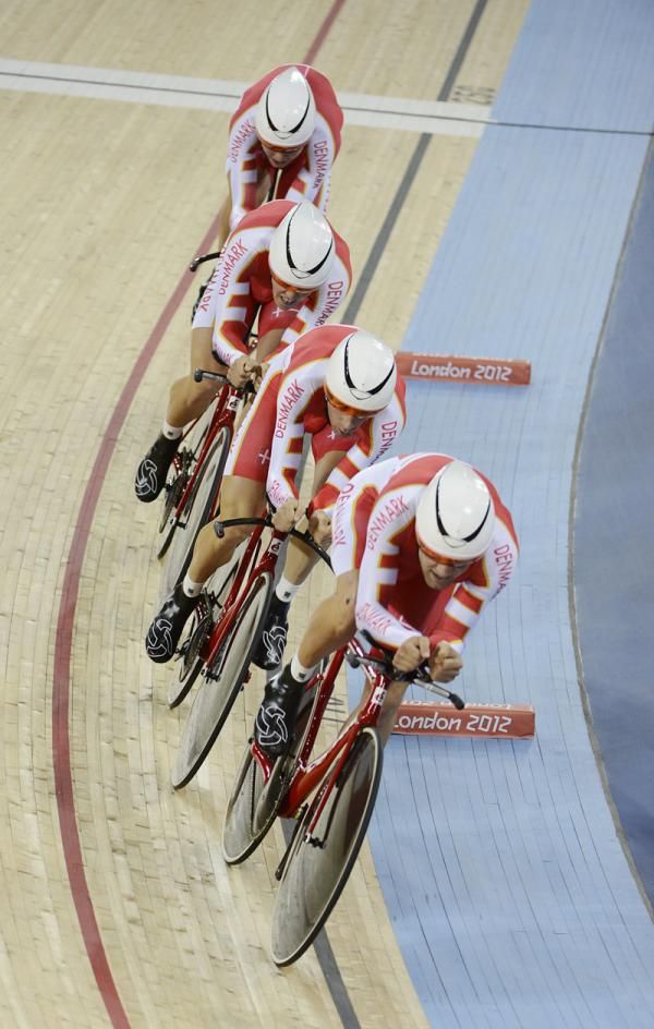 The Danish men's pursuit team