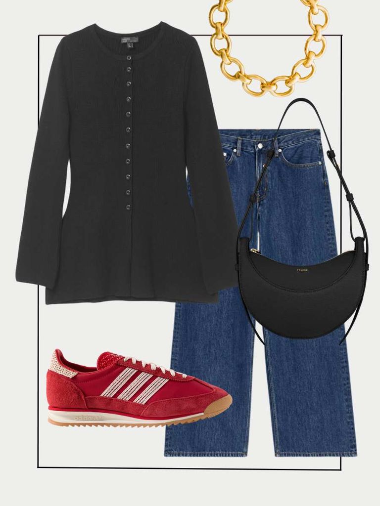 High Street Denim Short Jacket Long Sleeves Buttons Cardigans