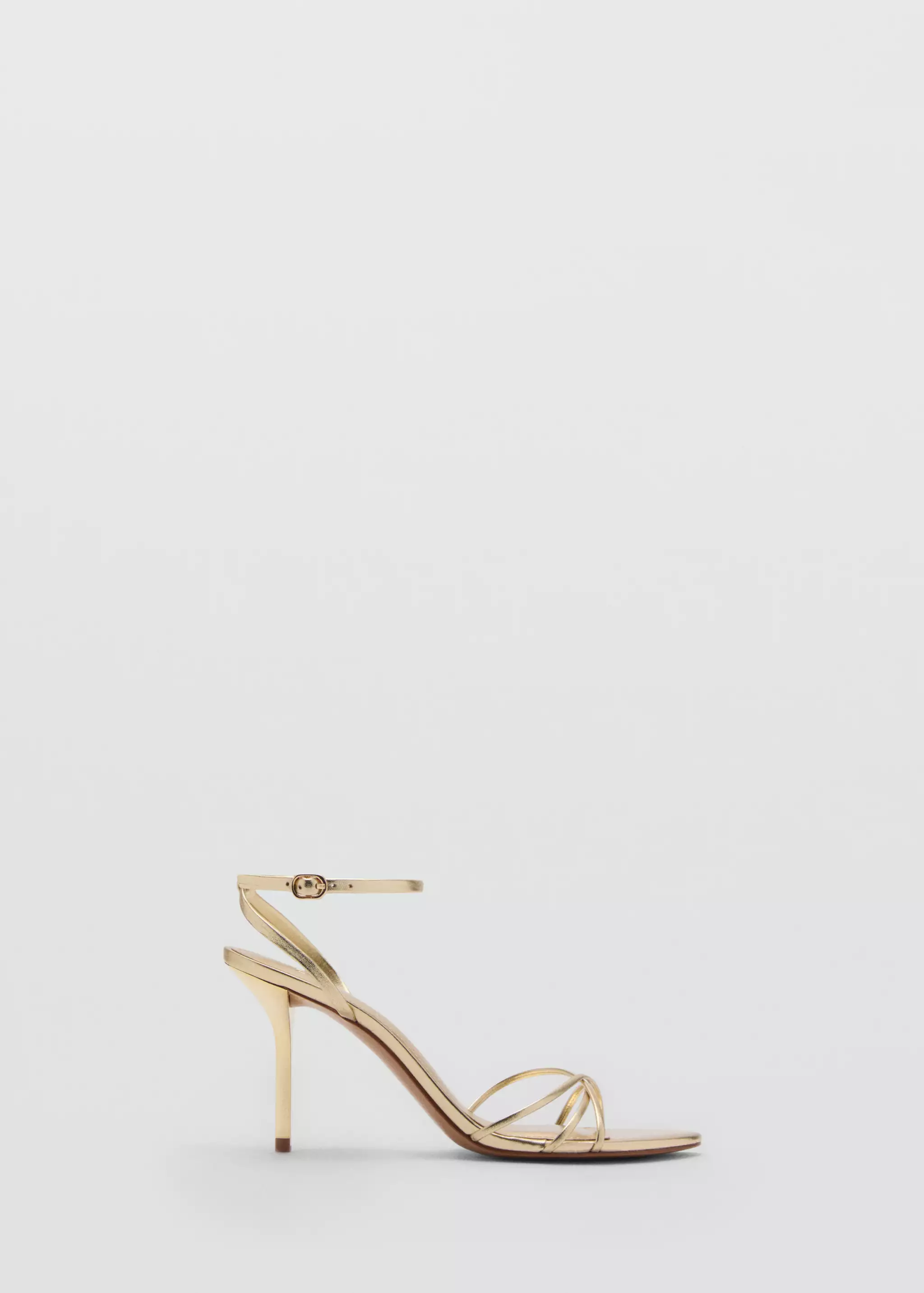 Heeled Sandal With Crossed Straps - Women | Mango United Kingdom