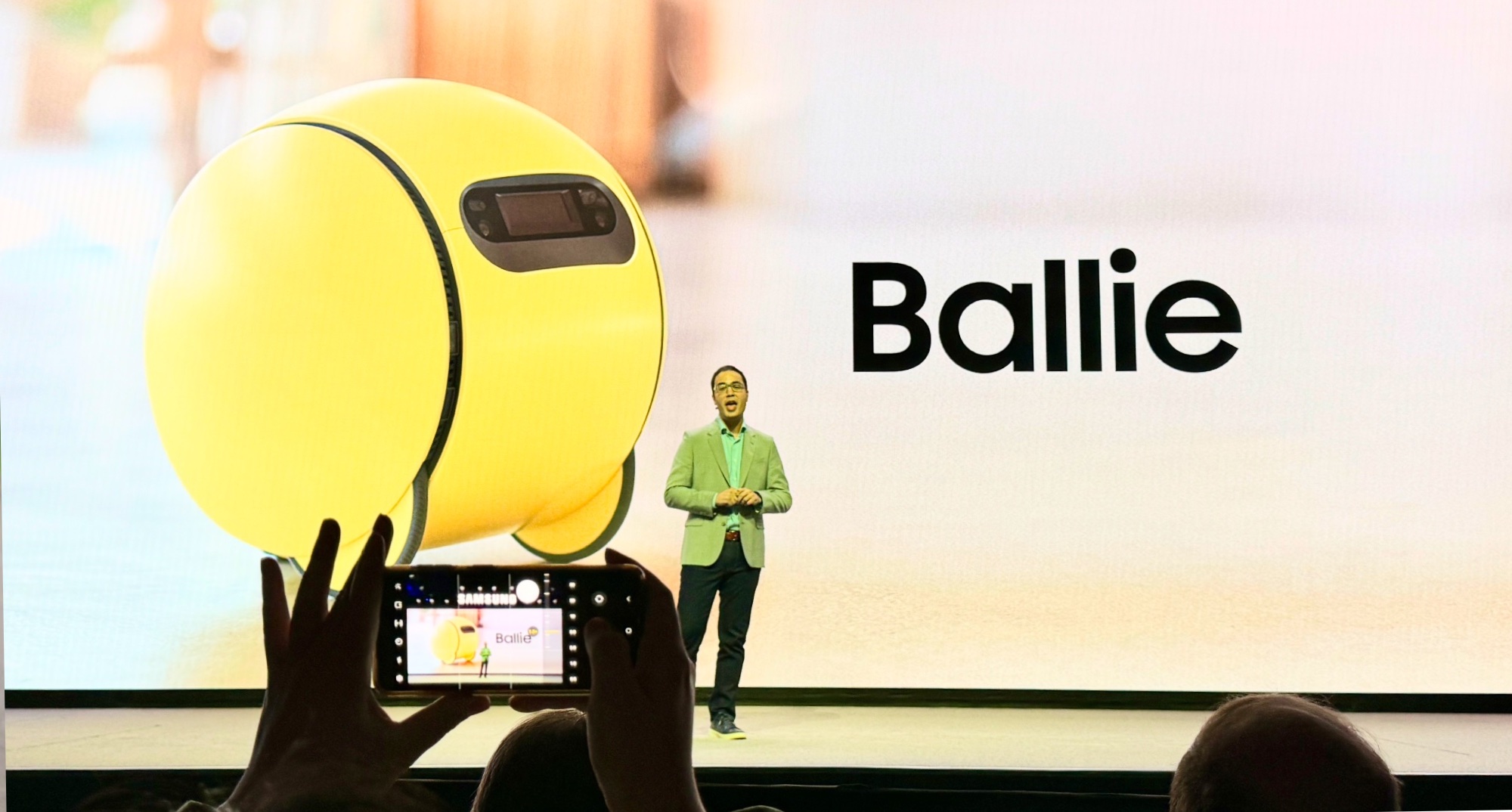 The Samsung Ballie robot invades CES 2025 — here's everything it can do