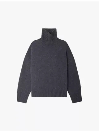 William Relaxed-Fit Turtle-Neck Merino-Wool Jumper