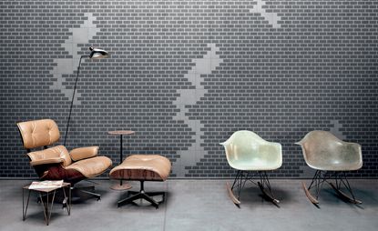 Bisazza Cementiles Void Grey Wall Grey Design Tom Dixon