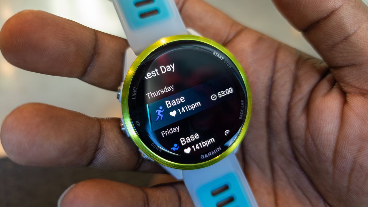 Garmin Forerunner 570 coach schedule
