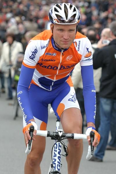 Rabobank's Joost Posthuma before the race.