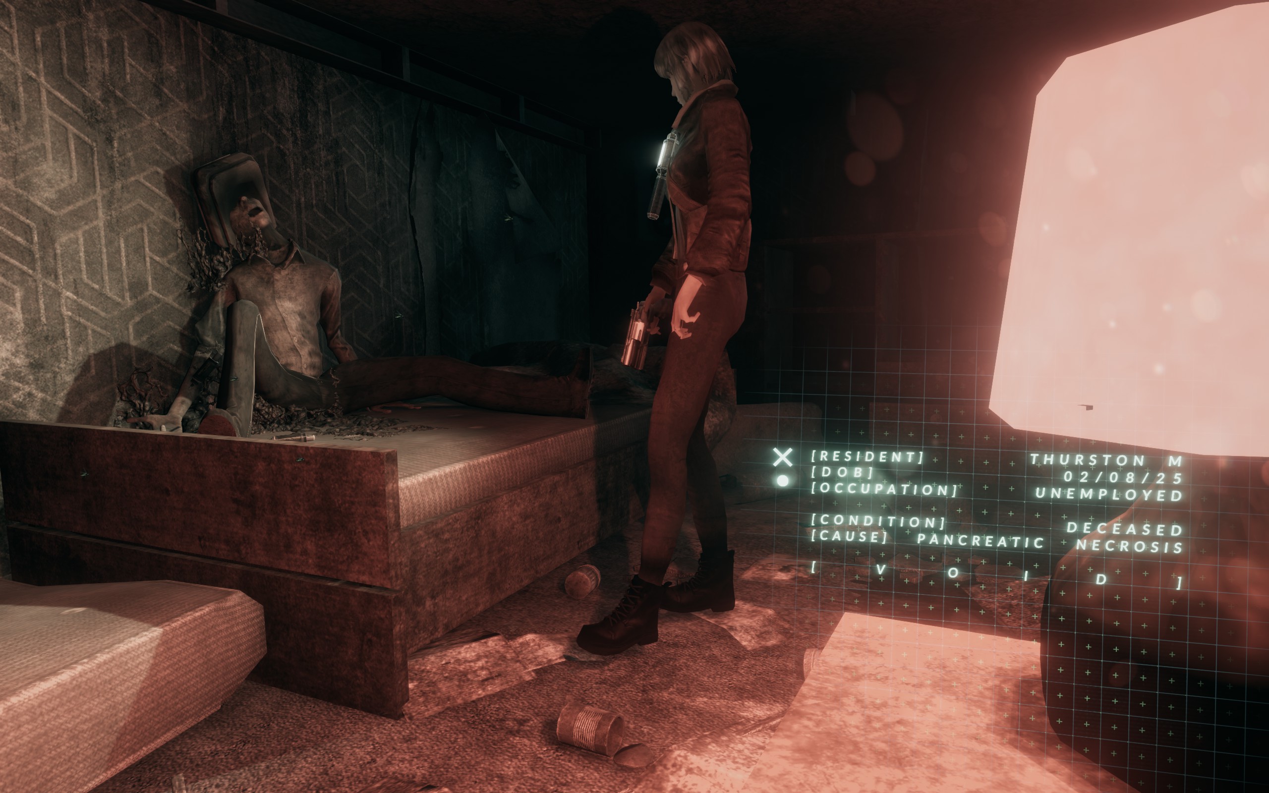 Hollowbody is an English cyberpunk Silent Hill, for better and worse