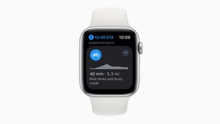 Apple Watch WatchOS 7 cycling maps