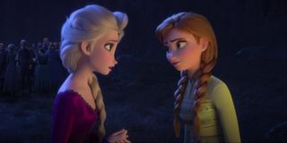 Elsa and Anna in Frozen 2