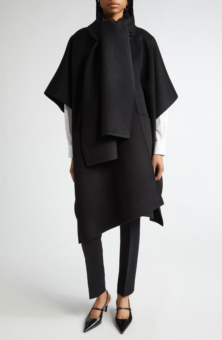Double Face Wool Scarf Coat