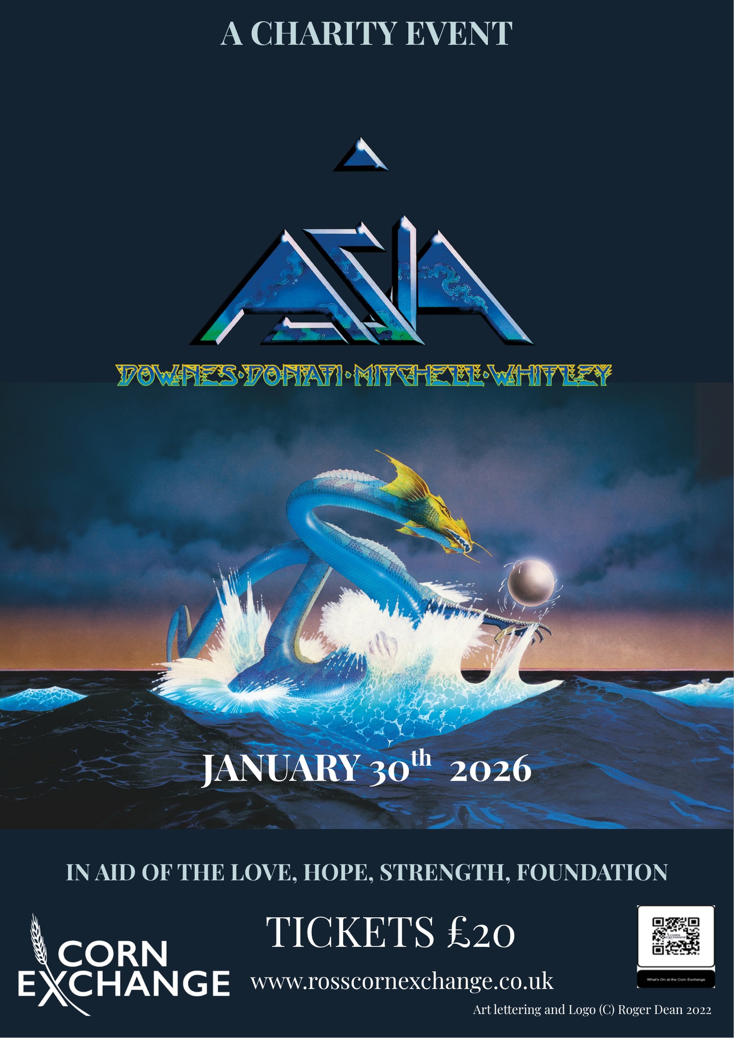 Asia 2026 UK warm up show poster