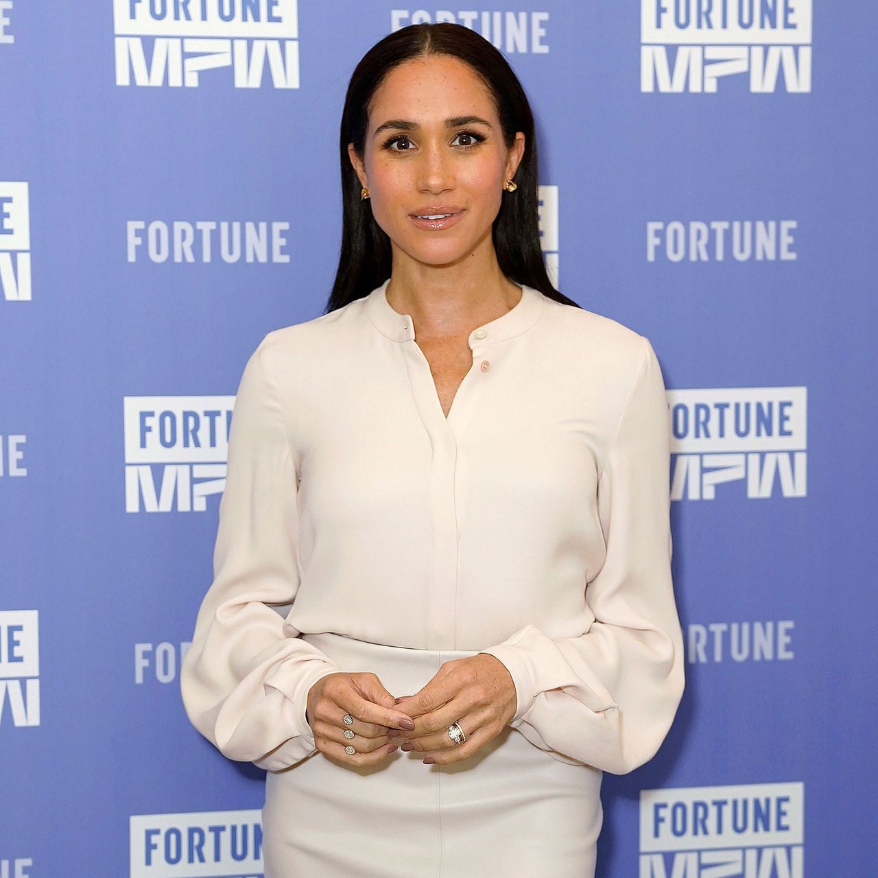 Duchess of Sussex and Founder of As Ever, Meghan Markle, attends Fortune Most Powerful Women Summit 2025 at Salamander Hotel on October 14, 2025 in Washington, DC. (Photo by Leigh Vogel/Getty Images for Fortune Media)