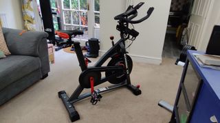 Schwinn 800IC in a busy and small living room