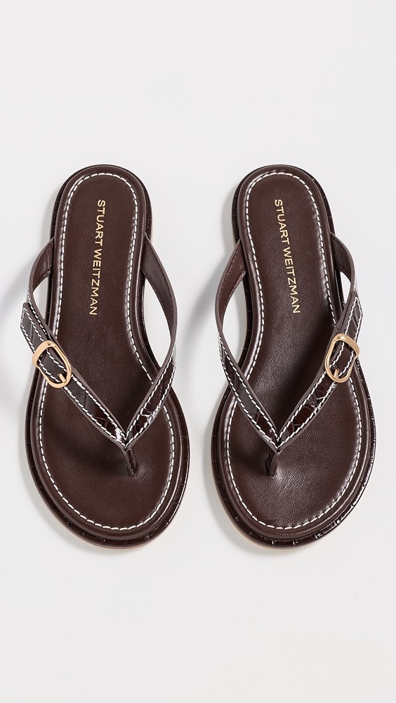 Park Thong Sandals - Walnut