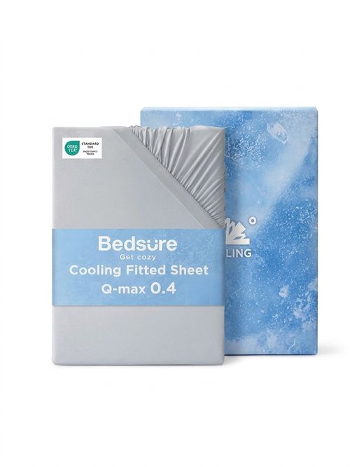 Bedsure Queen Size Cooling Fitted Sheet