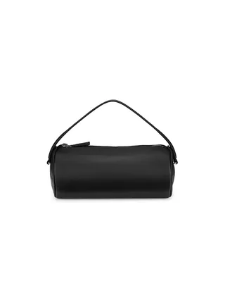 Round 90s Leather Top Handle Bag