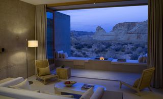 View from the room of Amangiri resort