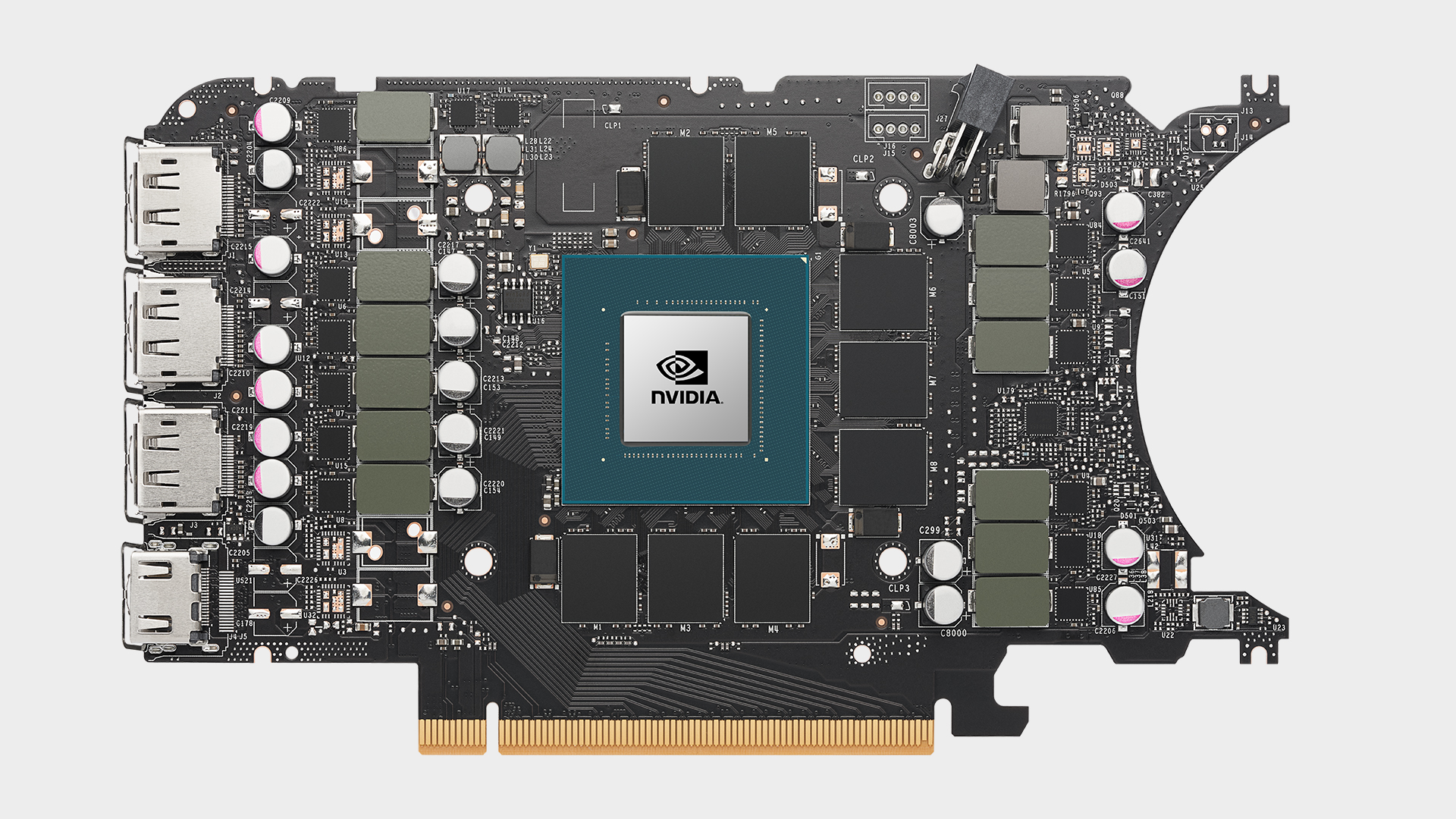 Nvidia GeForce RTX 3070 Ti Founders Edition PCB