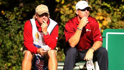 Brent Henley, caddying for 4-time PGA Tour winner Woody Austin