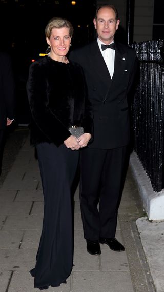 Duchess Sophie and Prince Edward visit the Exhibition of Opals by John Adie at Buck's Club on November 24, 2016