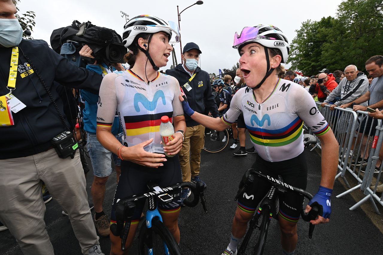 Liane Lippert and Annemiek van Vleuten