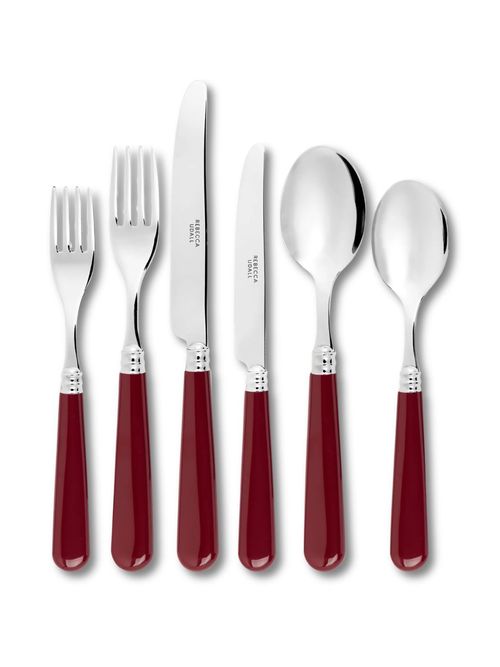 Classic Cutlery Set in Burgundy