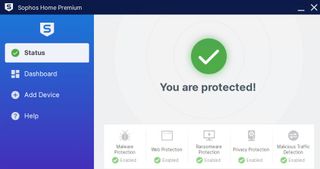 best antivirus software: Sophos Home interface