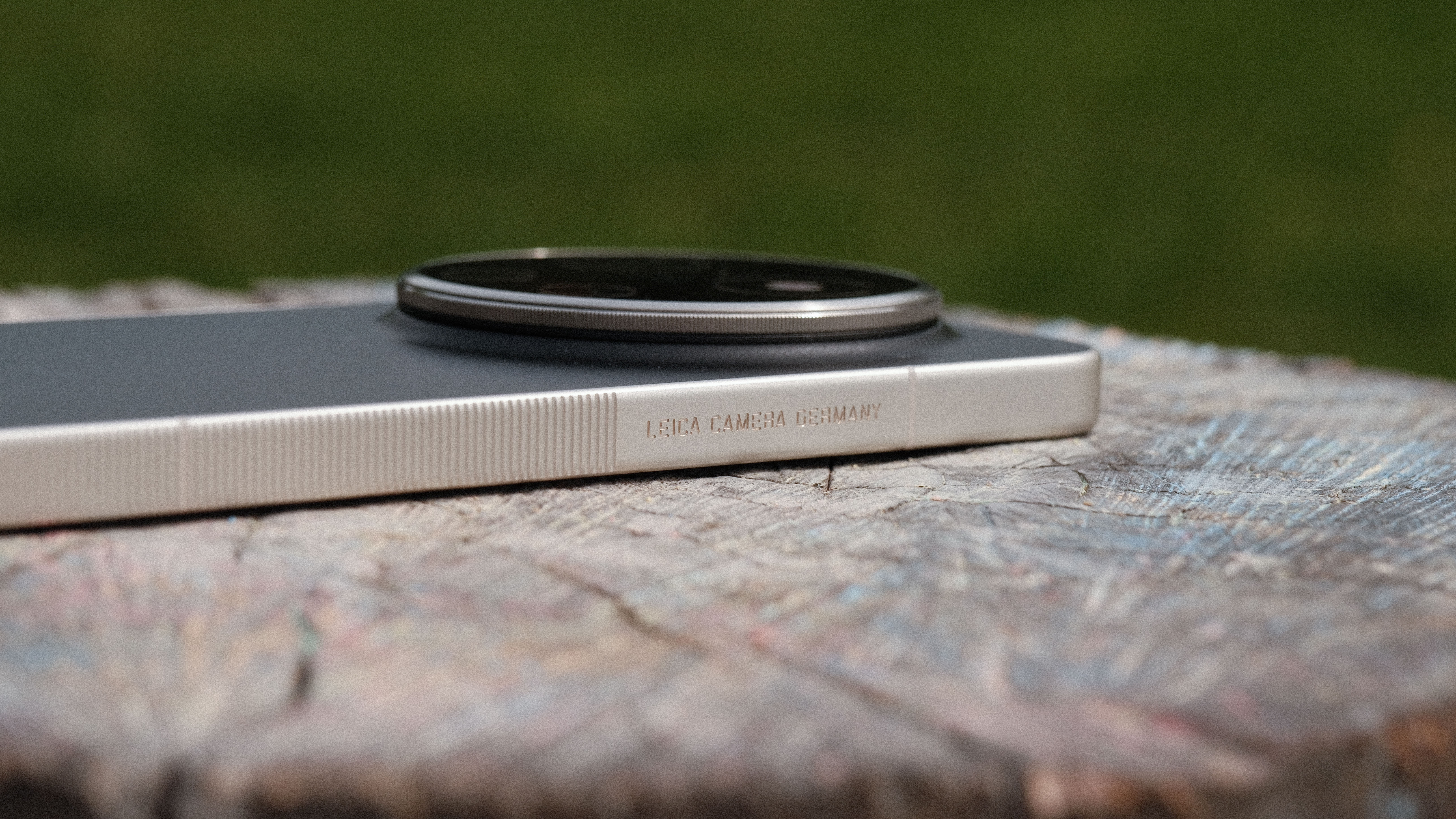 Side view of the Leica Leitz Phone with Leica Camera Germany branding