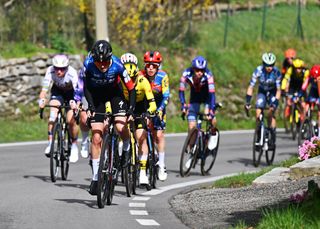 Nina Buijsman leads the attacks in the early stages of the 2025 Trofeo Binda