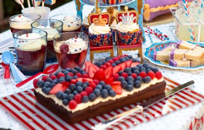 Union Jack Jubilee cake