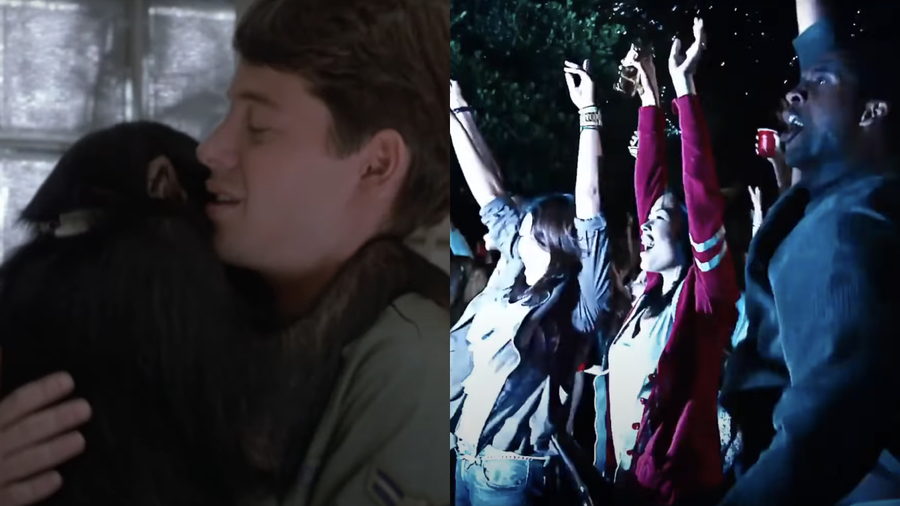 Matthew Broderick in Project X and partiers from Project X