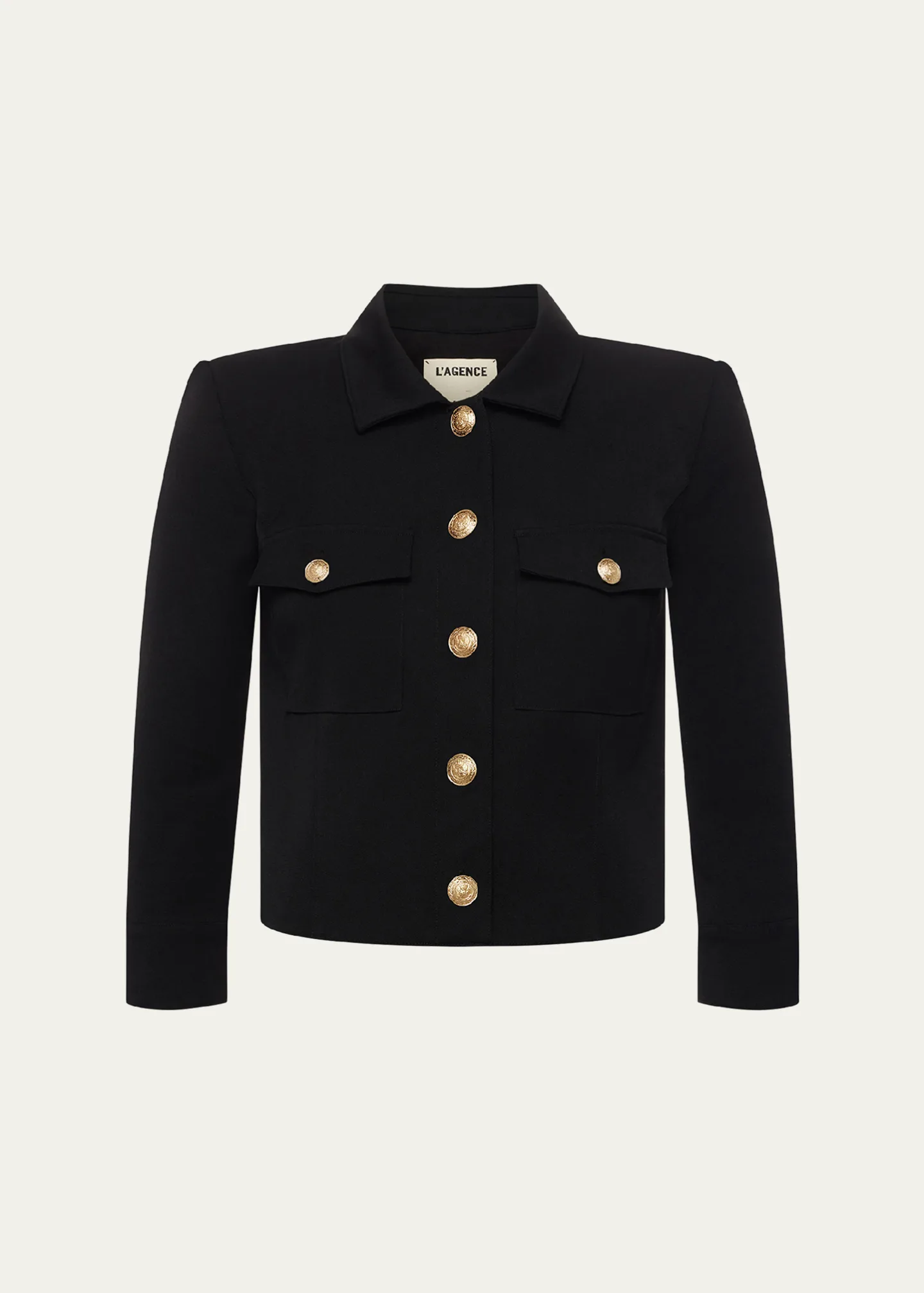 L&#039;agence, Kumi Cropped Fitted Jacket