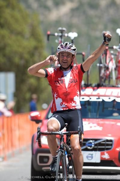 Francisco Mancebo (Realcyclist.com Cycling Team) claims the final stage and overall win at the Tour of the Gila